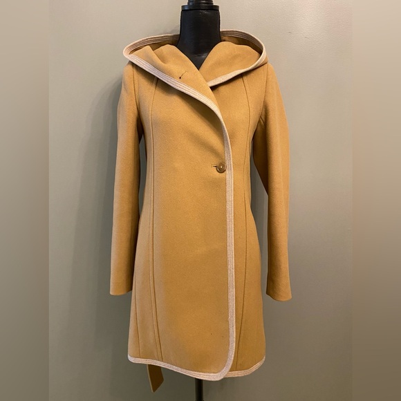 BNWT Artizia Wilfred Italian Virgin Wool & Cashmere Borda Belt Coat Camel XS - Picture 7 of 7